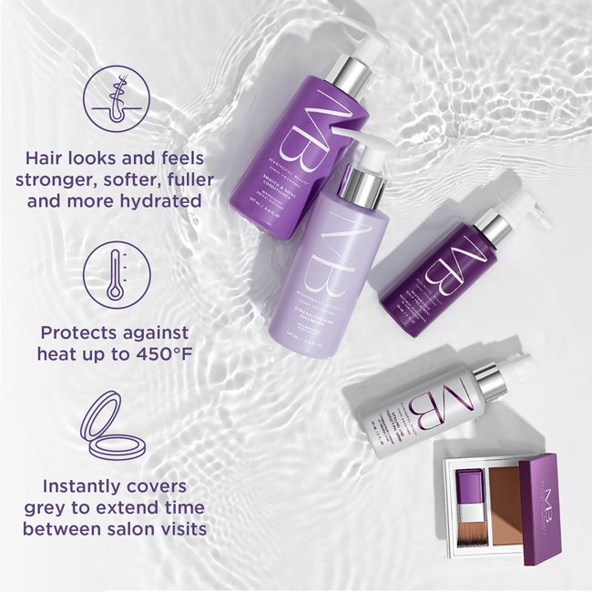 5-Piece Deluxe Age-Proof Hair Care System with Root Touch Up - Medium Brunette