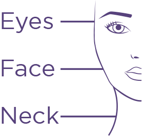 Eyes, Face, Neck Diagram